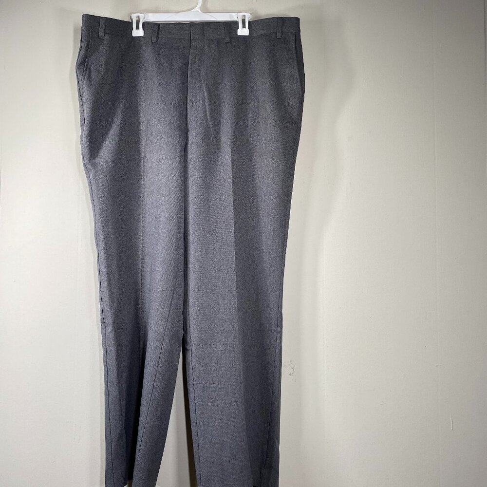 Vintage Alexander Lloyd Dress Pants Men's 44 x 32 High Rise Gray Office VTG USA